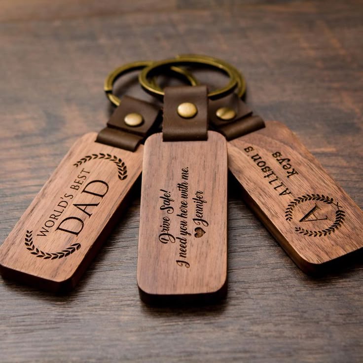 CUSTOMIZED WOODEN KEYCHAIN'S
