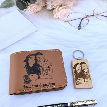CUSTOMIZED MEN'S LEATHER WALLET