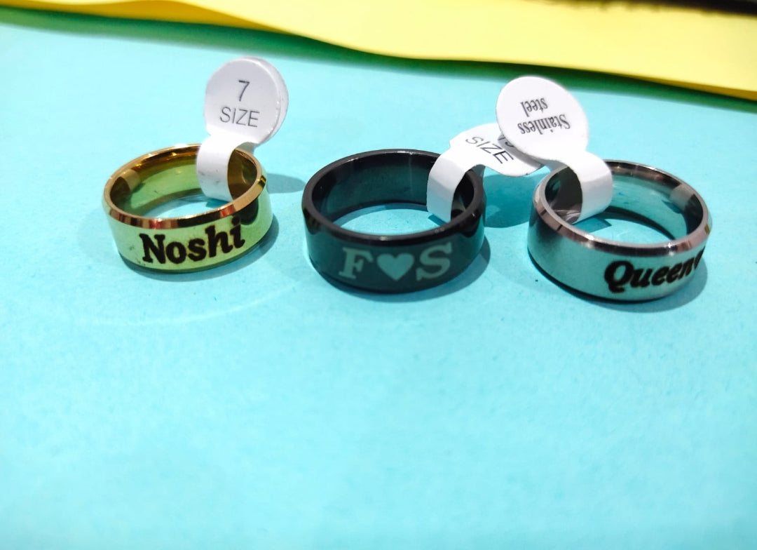 CUSTOMIZED METAL RING'S