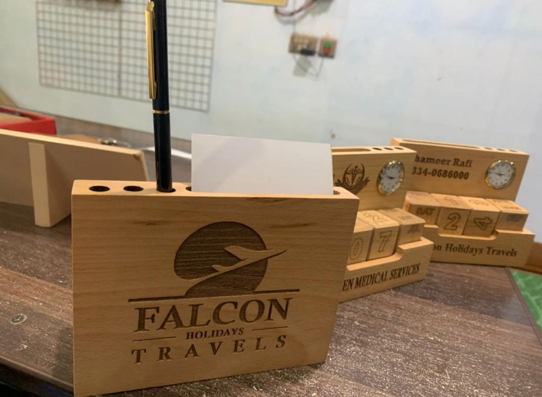 VISITING CARD HOLDER WITH OFFICE NAME