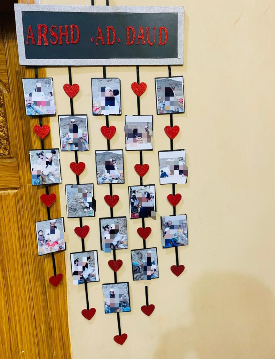 WALL HANGING MULTIPLE PHOTOS