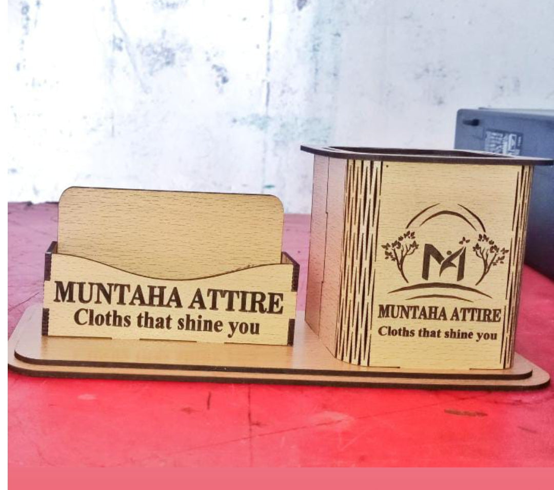 VISITING CARD HOLDER WITH OFFICE NAME