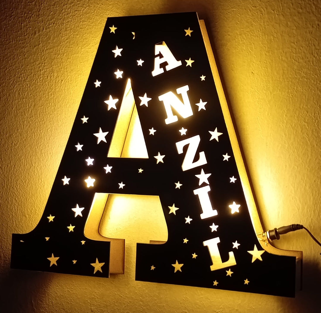 ALPHABET NAME LAMP