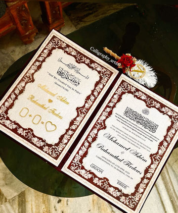CUSTOMIZED NIKAH BOOKLET